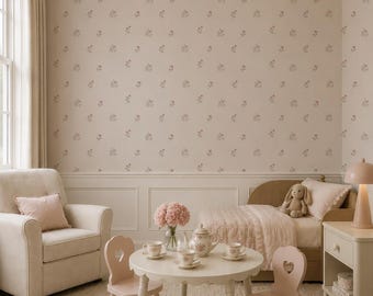 Tea Room Wallpaper. Peel + Stick and Traditional Options. Accent Wall. *