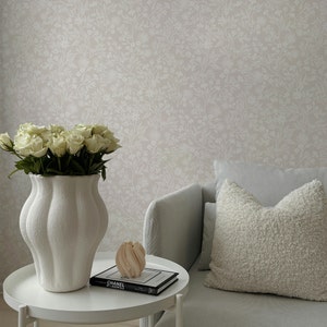 Blossom Haze Wallpaper. Peel and Stick and Traditional Options. Removable Options. Accent Wall. Floral. Multiple Colours Available.