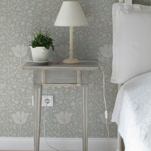 Fiona Floral Wallpaper - Light Sage. Peel and Stick / Traditional Options. Many Colors Available. Updated. Green.