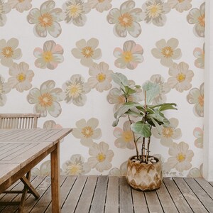 Floral Fantasy Wallpaper. Modern Wallpaper. Peel + Stick and Traditional Options. Accent Wall.  2022. *