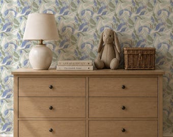 Bergen Floral Wallpaper - 12.5" . Peel + Stick and Traditional Options. Accent Wall. *