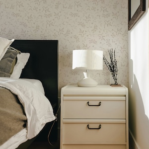 Fiore D'epoca Wallpaper. Peel and Stick and Traditional Options. Removable Options. Accent Wall. Floral. Multiple Colours Available.