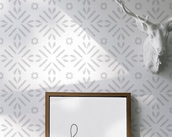 Simple Geometric Wallpaper. 2020 Wallpaper. Color: Fog Geometric Tile Collection. Peel and Stick. Available in Many Colors.updated