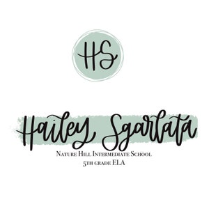 BUNDLE - G-Mail Cute Handlettered Signature and Thumbnail! Great for Teachers, Business, Personal Accounts