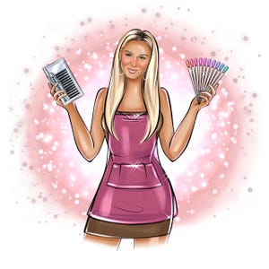 Logo Nail Tech, Logo artysty paznokci, Logo projektanta paznokci, Logo salonu paznokci, Logo studia paznokci, Logo kreskówkowe, Niestandardowe logo kreskówkowe, Logo rzęs, Logo urody
