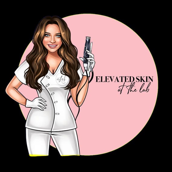 Cartoon Logo,Lash Maker Logo,Nail Tech Logo,Hairdresser Logo,Body Sculpting Logo,Esthetician Logo,PMU Logo,Beauty Saloon Logo,Business Logo,