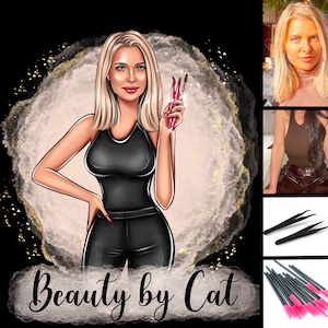 Lash Artist Logo,Lash Designer Logo,Lash Maker Logo,Beauty Saloon Logo,Nail Tech Logo,Esthetician Logo,PMU Logo,Body Sculpting, Cartoon logo