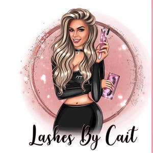 Lash Maker Logo,Lash Designer Logo,Lash artist Logo, Lash Tech Logo ,Beauty Lashes Logo,Lash extension Logo,Lash Studio Logo,Cartoon logo