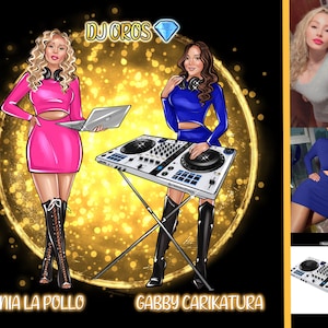 Dj Logo,Custom Dj Logo,Musician Logo,Cartoon Logo,Digital Portrait,Custom Business Logo,Avatar Logo,Caricature Logo,Business Logo,Music Logo