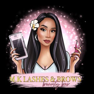 Lash Maker Logo,Lash Designer Logo,Lash artist Logo, Lash Tech Logo ,Beauty Lashes Logo,Lash extension Logo,Lash Studio Logo,Cartoon logo