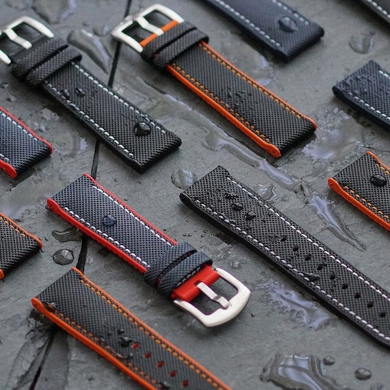 B R Bands ENDURANCE Rubber Watch Band Straps 20mm 22mm Etsy