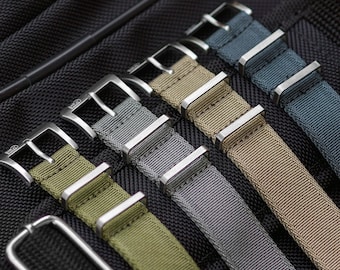 B & R Bands XTREME Nylon Military Watch Band Straps 20mm 22mm