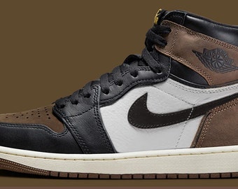 Custom Jordan 1 Mocha Toe Concept (Painted) Please Read Description.