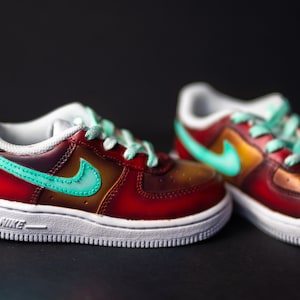 Iron Man Air Force 1&#39;s Customs (Toddlers)(Men/Women size Also Available)