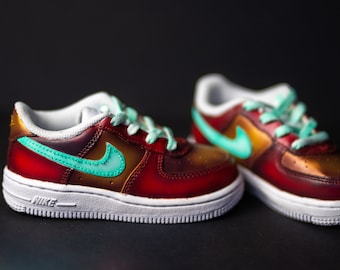 Iron Man Air Force 1's Customs (Toddlers)(Men/Women size Also Available)
