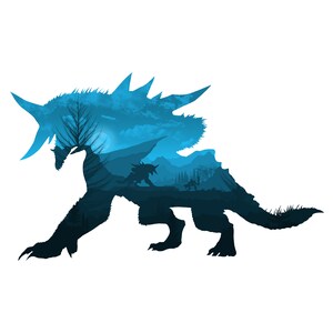 Ark Survival Evolved - The Ice Titan | Digital Silhouette Piece