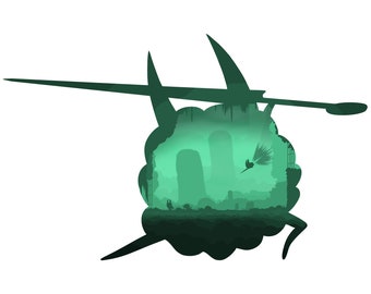 Hollow Knight - Hornet Greenpath | Digital Silhouette Piece