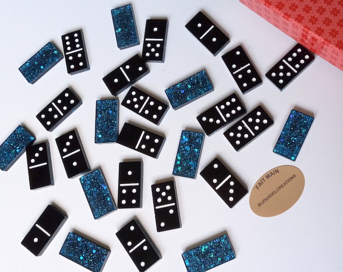 Resin dominoes board game