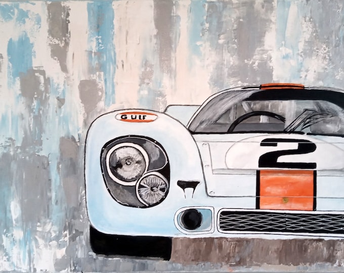 Porsche car painting