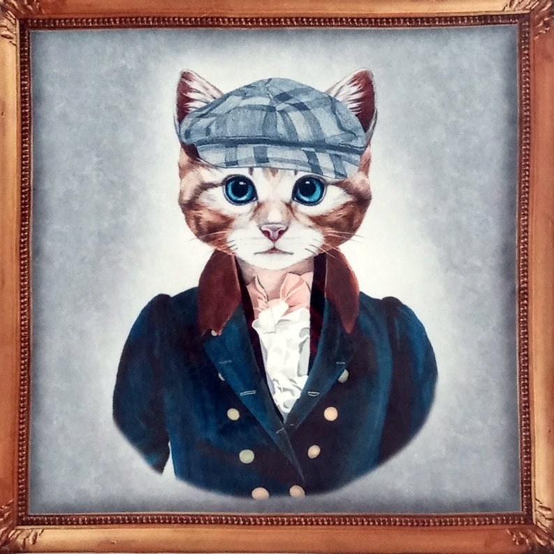 Tableau Chat Vintage