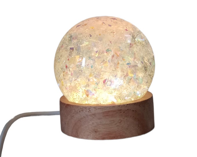 Ball resin lamp