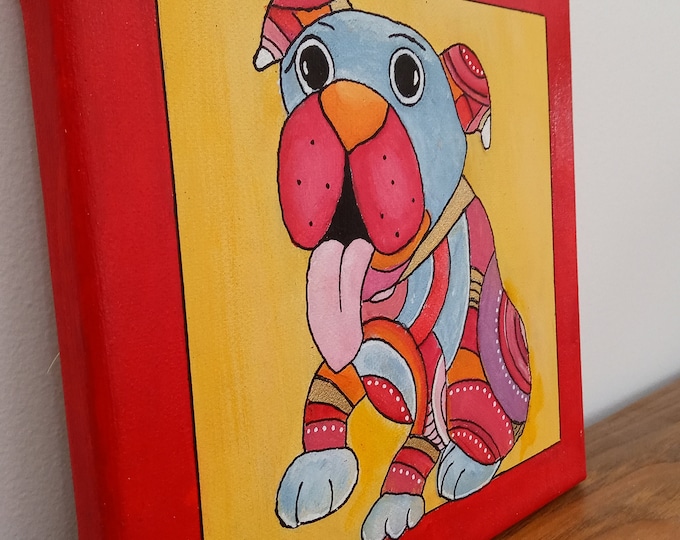 Colorful dog board