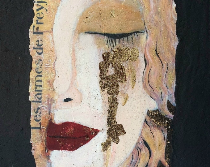 Klimt painting Freya's Tears