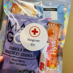 Hangover Kits Bachelorette Party Girls Night Out Survival Kits Custom Kit Recovery Kits Bridesmaids Hangover Kit Cruise Party Kit