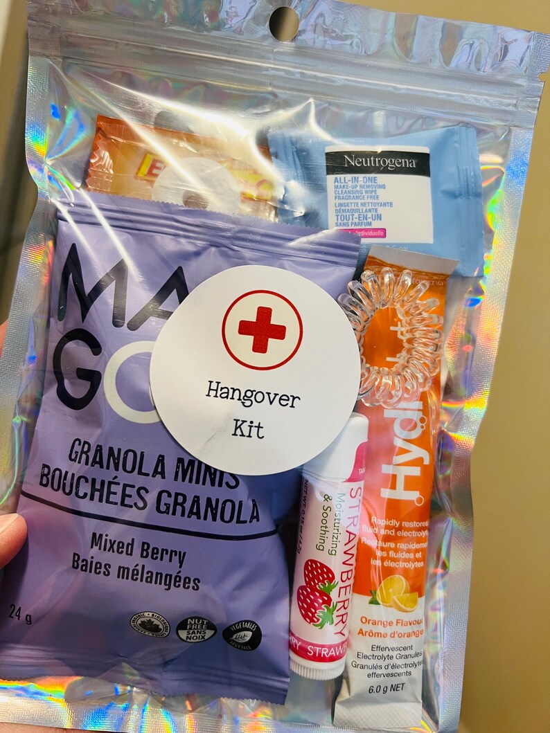 Hangover Kits Bachelorette Party Girls Night Out Survival Kits Custom ...