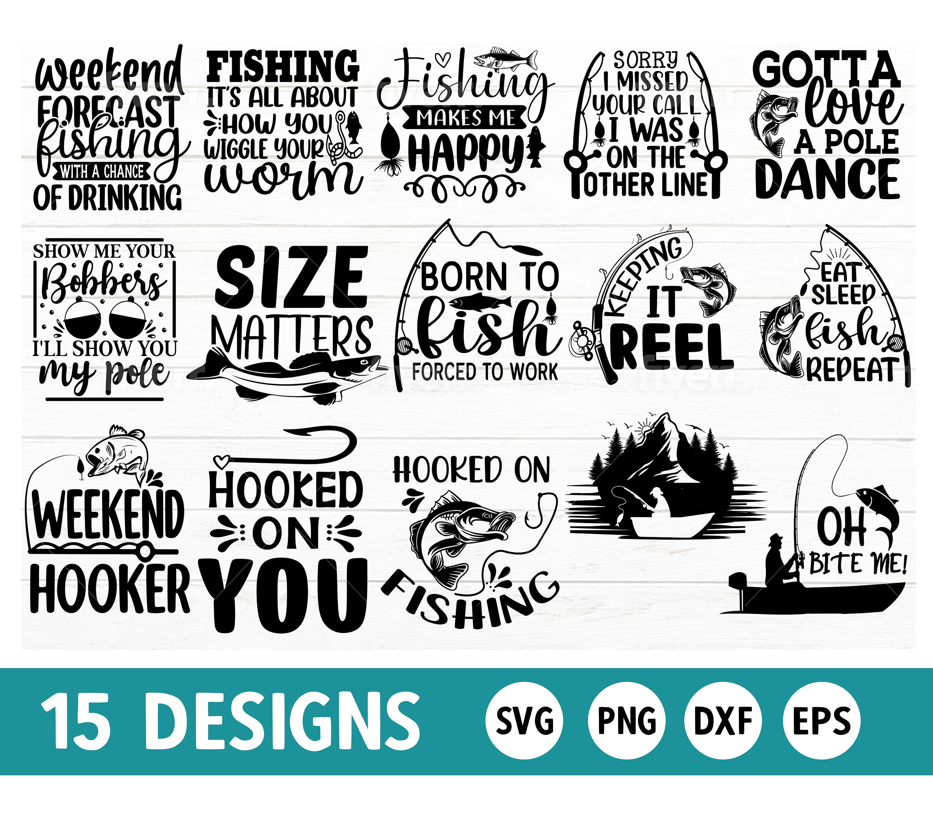 Fishing SVG Bundle Fishing Quotes Fishing Sayings Fishing Etsy Canada