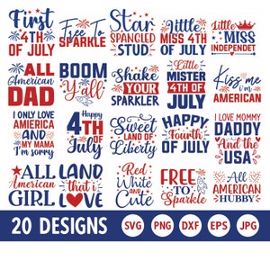 4th of July SVG Bundle: Patriotic Designs
