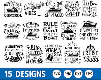 Cruise SVG Bundle, Cruise Quotes, Cruise Sayings, Cruise SVG, Cruise Shirt Design