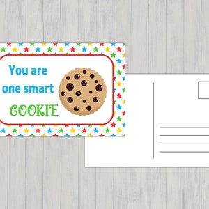 Post für Studenten, Postkarte für Studenten, Nachricht vom Lehrer, Happy Mail vom Lehrer, Lehrer-Postkarten, Smart Cookie