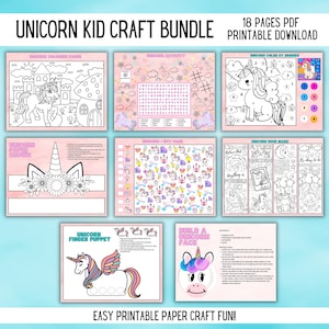 Unicorn Activity Pages, Unicorn Coloring Pages, Unicorn Activity Sheets ...