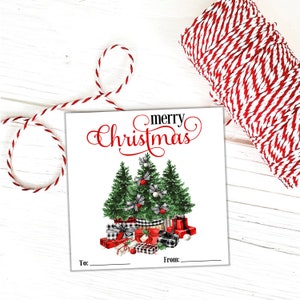 Merry Christmas Tags, Christmas Tags , Christmas Gift Tags, Gift Tags, DIGITAL FILE- You Print