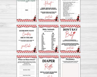 Ready to Pop Baby Shower Games: Printable Bundle