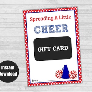 Titulaire de la carte-cadeau Cheer, Carte-cadeau Cheer, Incentive Cheer Team, Titulaire de la carte-cadeau