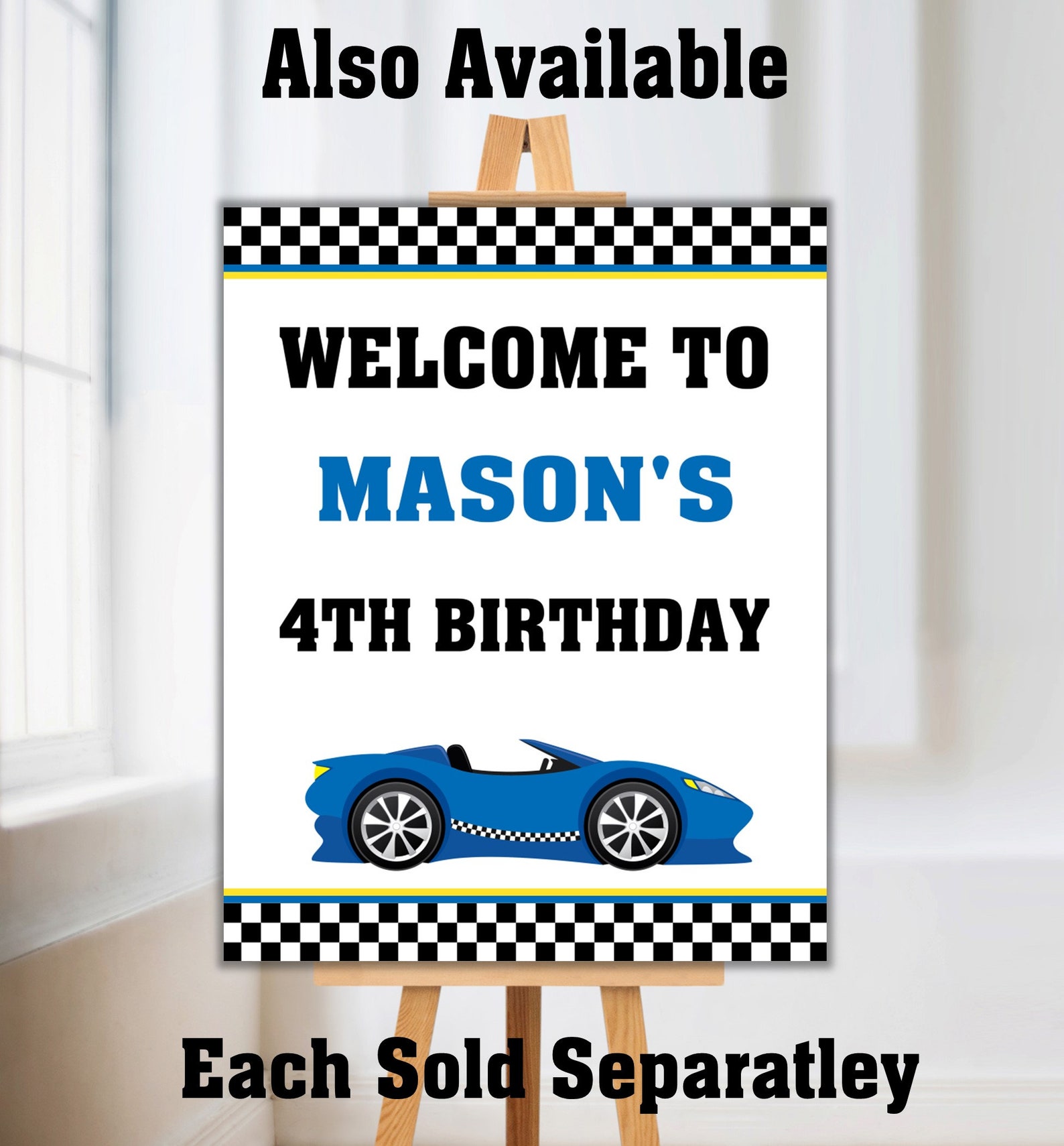 Race Car Gift Sign Race Car Party Sign Race Car Party Décor Etsy
