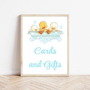Little Duckling Baby Shower Sign: Cards and Gifts
