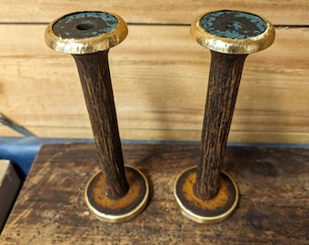 2 Twister Bobbins from the 1930s