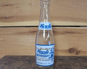 Vintage Howels Beverages Pittsburgh, PA  Glass Soda Pop Bottle