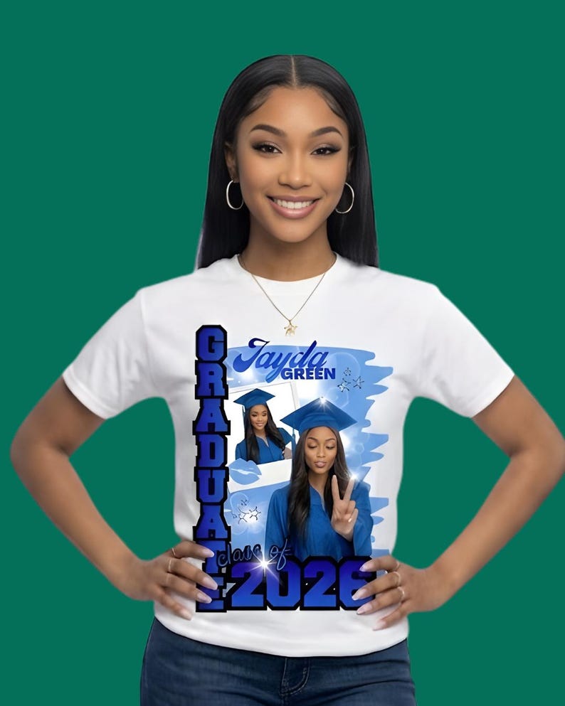 Grad Shirt 2026 Template, Graduation Template, Canva Editable Template ...