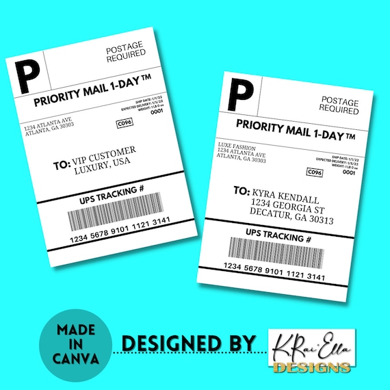 Shipping Label Template Orders Shipped Label Orders Have - Etsy