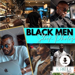 Black Men Stock Photos, Luxury Rich Men Stock Photo Bundle, Melanin, Men Stock Photo, Soft Life Photos, Stock Images for Websites, Self Care