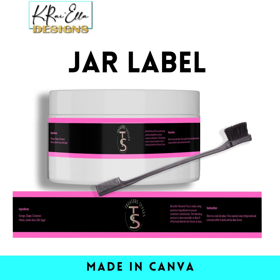 DIY Edge Control Label Design, Do It Yourself Edge Control Label Design