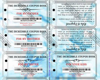 Birthday Coupon Book | Etsy