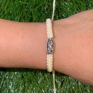 Bracelet réglable Crème Coloré La Virgen de Guadalupe