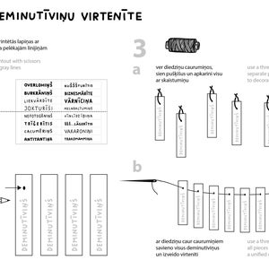 DIY Deminutīviņu virtenīte zdjęcie 4