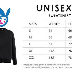 Sweat-shirt unisexe // TOUT TEXTE par IIDZIIBA image 8