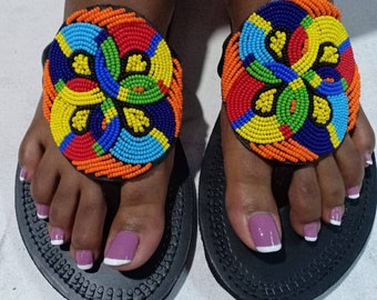bead sandals